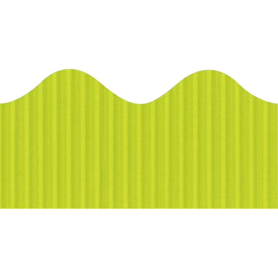 Bordette Scalloped Decorative Border, 2-1/4" x 50' Lime