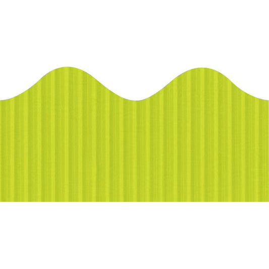 Bordette Scalloped Decorative Border, 2-1/4" x 50' Lime
