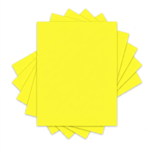 #65 Cardstock Paper 8-1/2 x 11 250 Sheets Lift-Off Lemon