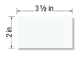 Matte Business Cards, 2" x 3 1/2", White, Pack Of 300