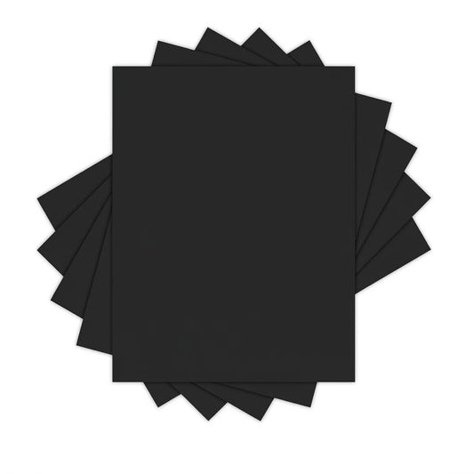 #65 Cardstock Paper 8-1/2 x 11 100/Sheets Eclipse Black