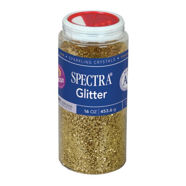 1lb Glitter Shaker Can Gold
