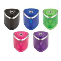 Dual-Powered Pencil Sharpener, Colors Vary