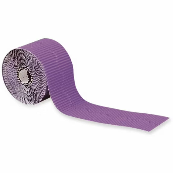 Bordette Scalloped Decorative Border, 2-1/4" x 50' Deep Purple