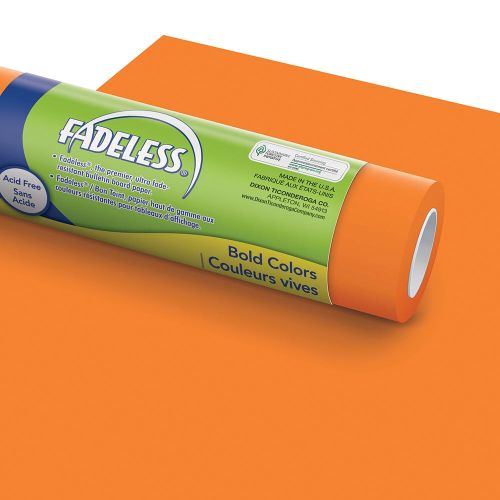 Fadeless Paper Roll 48" x 12' Orange