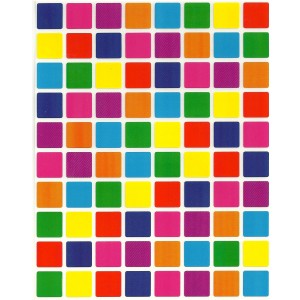 Mosaic Stickers 1/2" Small 25-Sheets