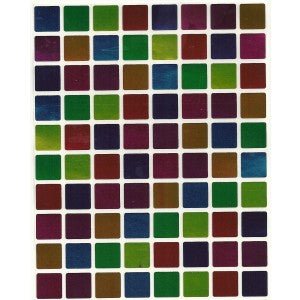 Metallic Mosaic Stickers 1/2" Small 10-Sheets