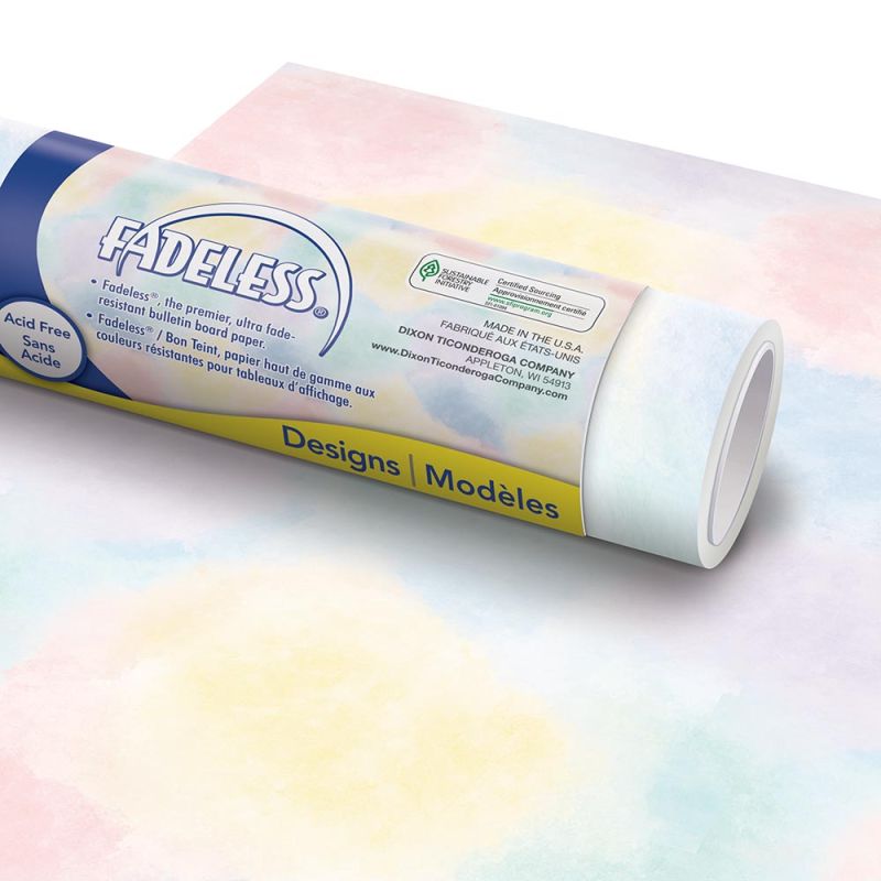 Design Fadeless Paper Roll 48" x 50' Watercolor