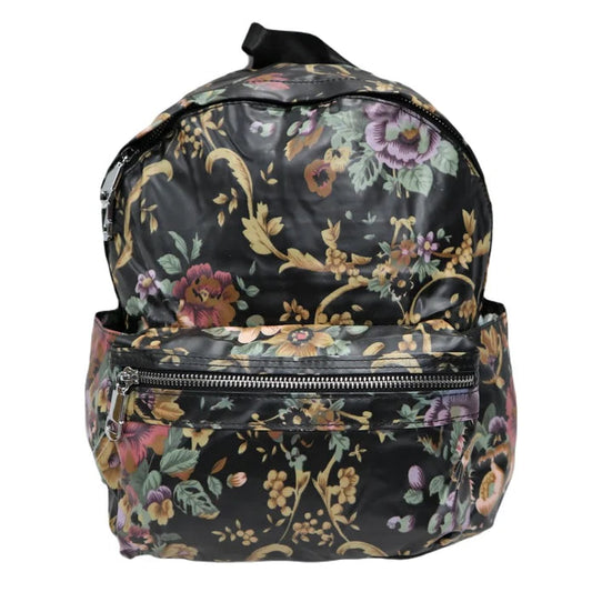 B-TB 7147 Backpack 12"-Black Flower