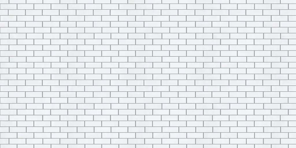 Design Fadeless Paper Roll 47.25" x 50' White Subway Tile