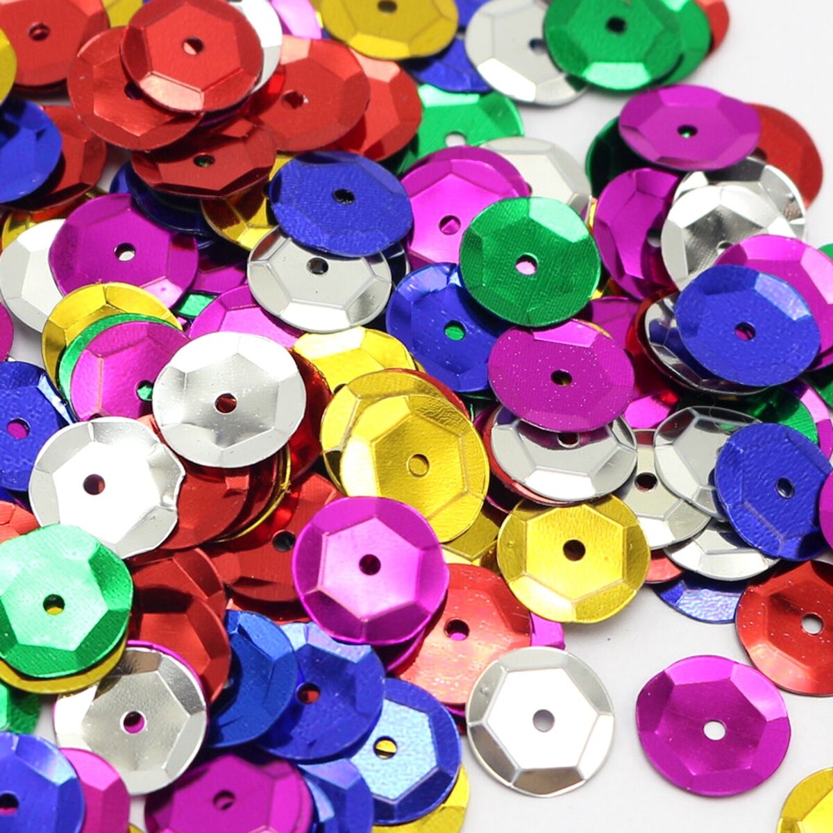 Sequins10mm 120/Pkg Assorted Colors