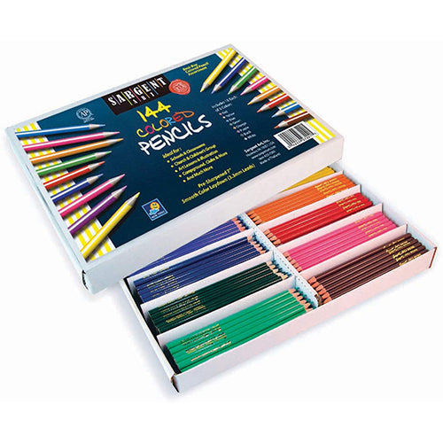 Sargent Classpack Color Pencils, Assorted Colors, Box Of 144
