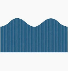 Bordette Scalloped Decorative Border, 2-1/4" x 50' Rich Blue