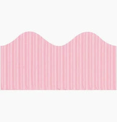 Bordette Scalloped Decorative Border, 2-1/4" x 50' Pink
