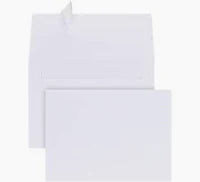 Photo Envelopes, 4” x 6”, Clean Seal, White, Box Of 50