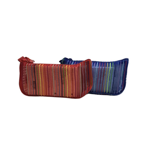 Triangle Nylon Pencil Pouch, Color Vary