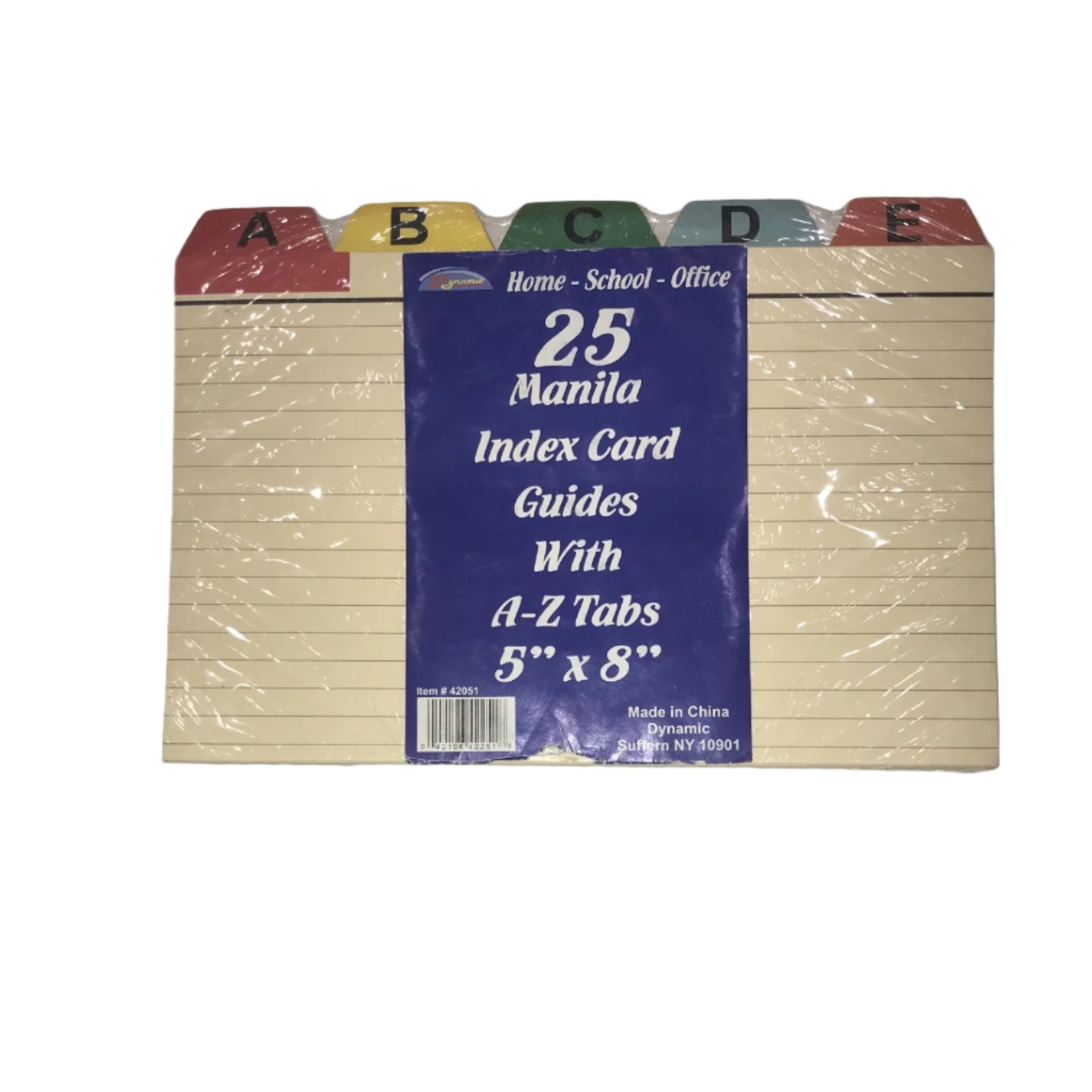 A-Z Guides 5"x8" Index Paper