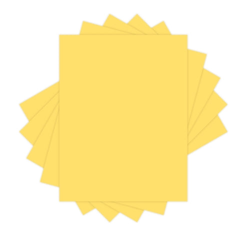 #67 Cardstock Paper 8-1/2 x 11 250 Sheets Goldenrod
