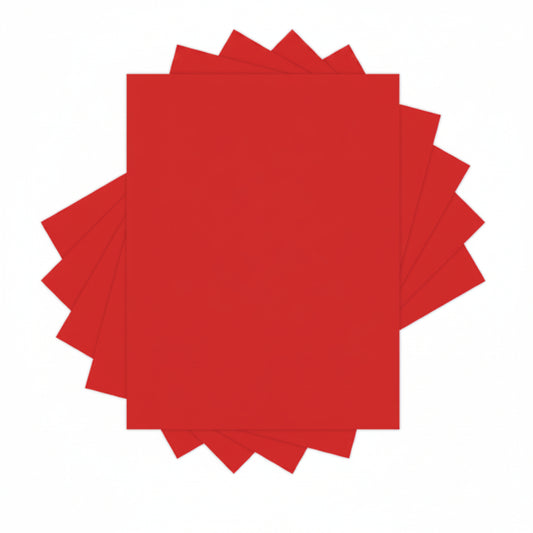 #67 Cardstock Paper 8-1/2 x 11 250 Sheets, Red
