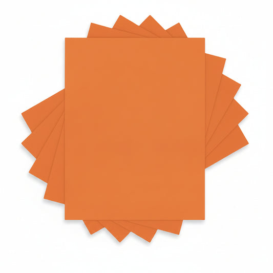 #67 Cardstock Paper 8-1/2 x 11 250 Sheets, Saffron/Orange