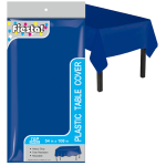 Plastic Tablecloth, 54″ x 108″, Dark Blue