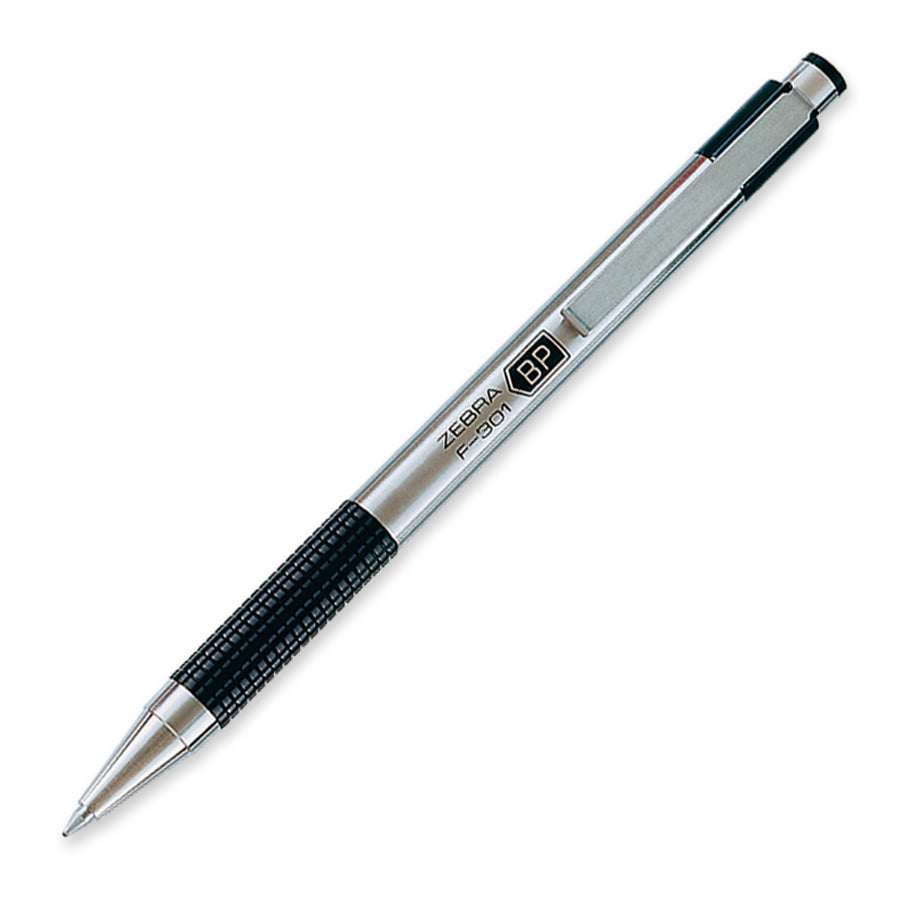 Zebra Pen F-301 Retractable Ballpoint Pen 0.7mm Black