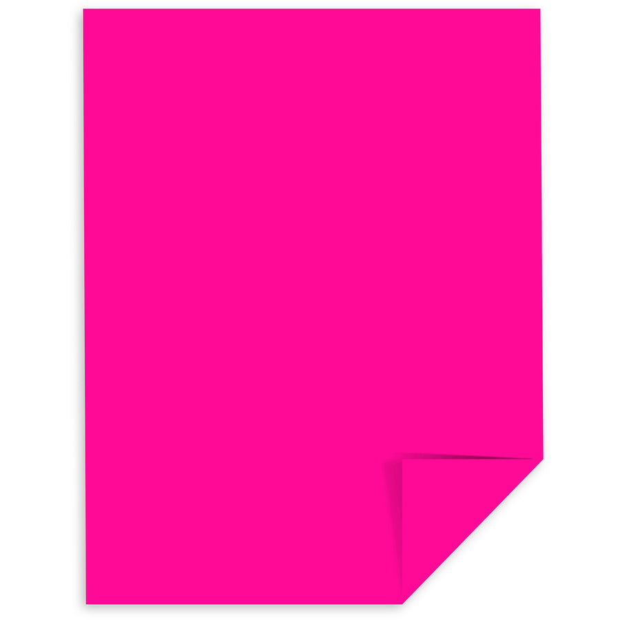 #65 Cardstock Paper 8-1/2 x 11 250 Sheets Fireball Fuchsia