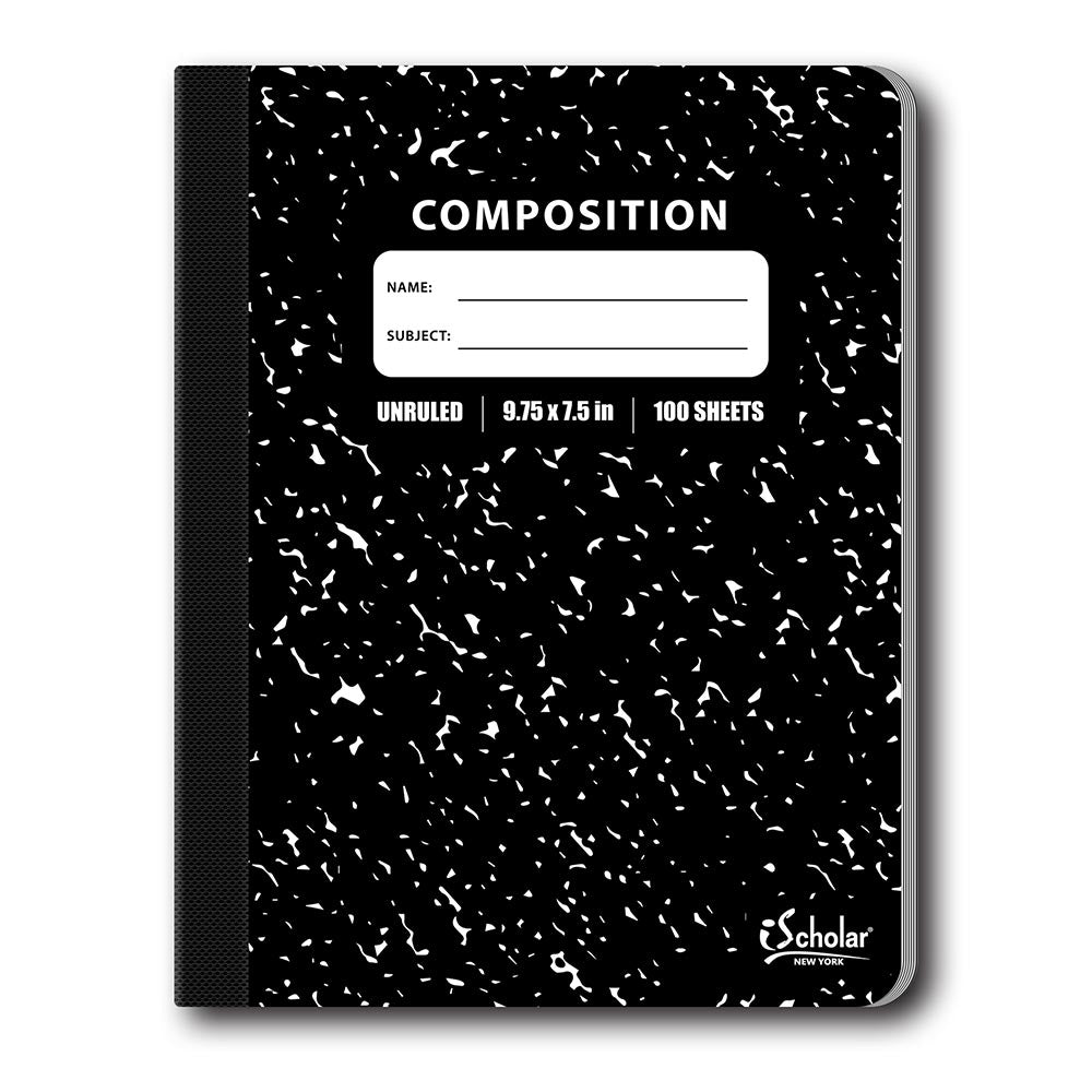 Marble Composition Book 100 Sheets Unruled