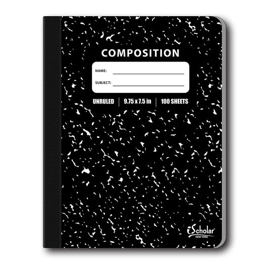 Marble Composition Book 50 Sheets Unruled