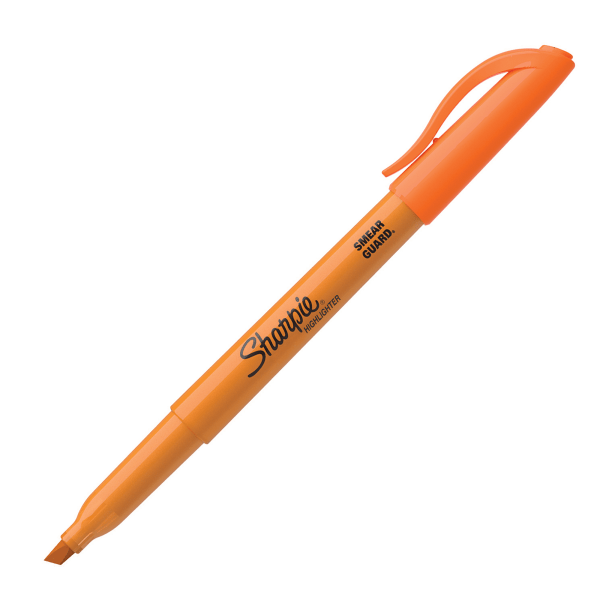 Sharpie Accent Pocket Highlighters, Orange, Each