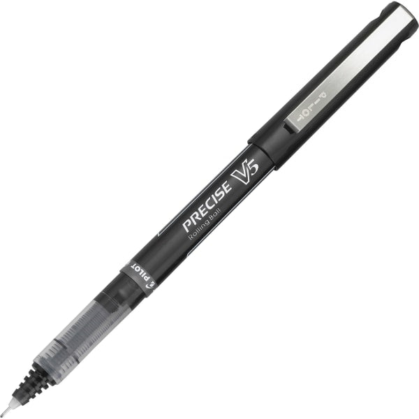 Pilot Precise V5 Liquid Ink Rollerball Pens, Extra Fine Point, Black 12 Pack