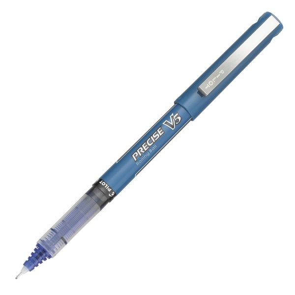 Pilot Precise V5 Liquid Ink Rollerball Pens, Extra Fine Point, Blue 12 Pack