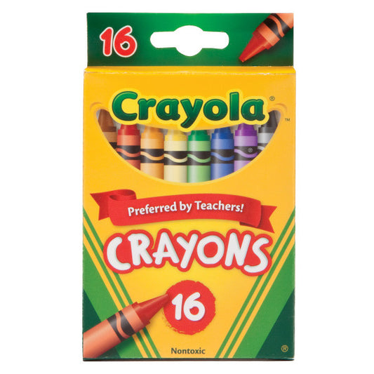 Crayola Classic Color Crayons, 16 Colors/Pack