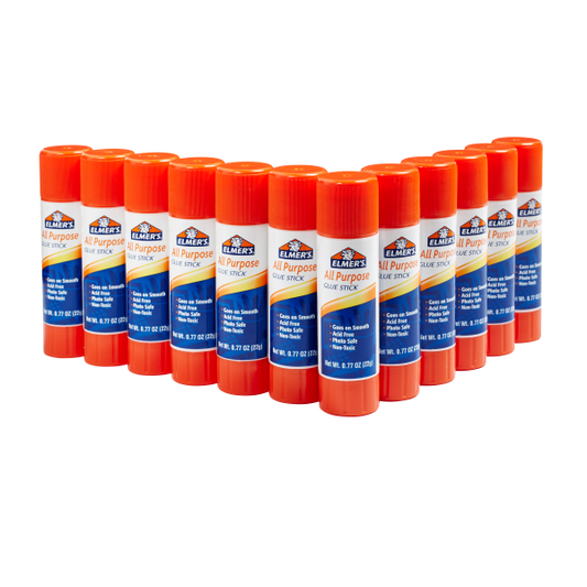 Elmer’s All-Purpose Glue Sticks, 0.77-Ounces Each, 12 Count