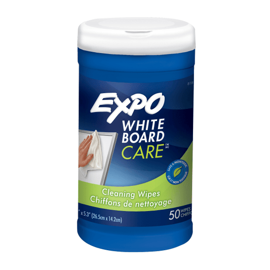 EXPO Marker Board Towelettes, 6" X 9", Pack Of 50