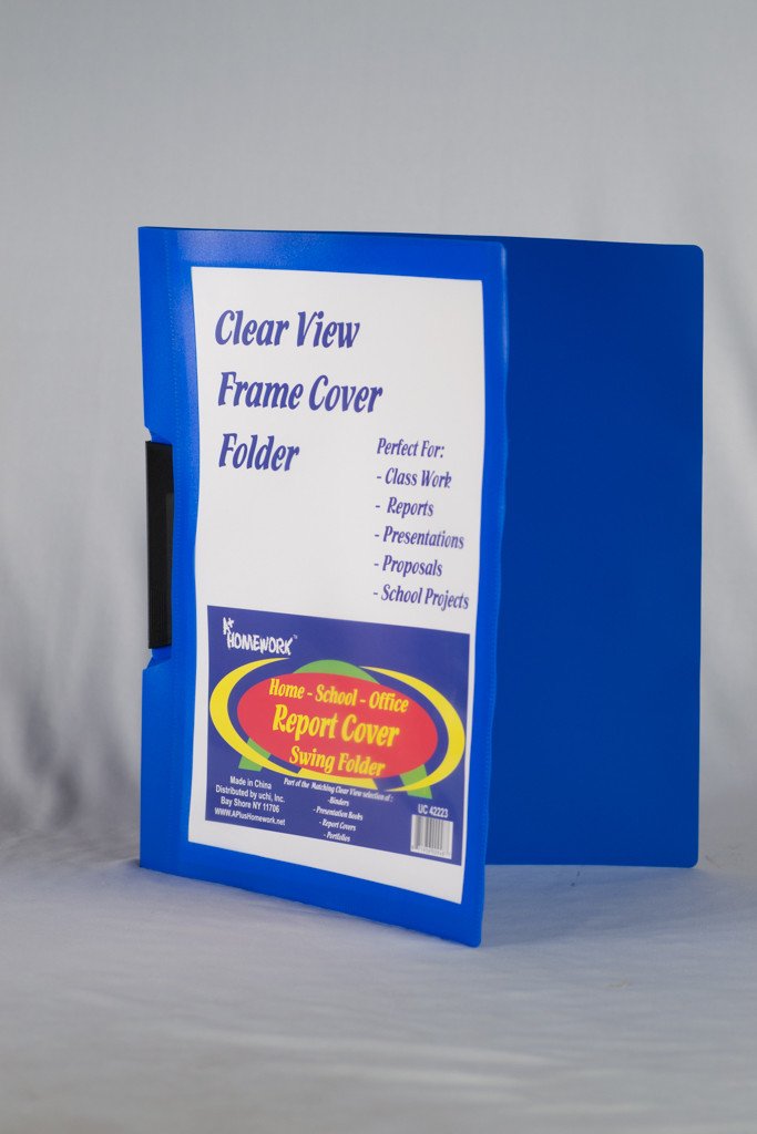 Report Cover Swing Folder Clear View Color May Vary