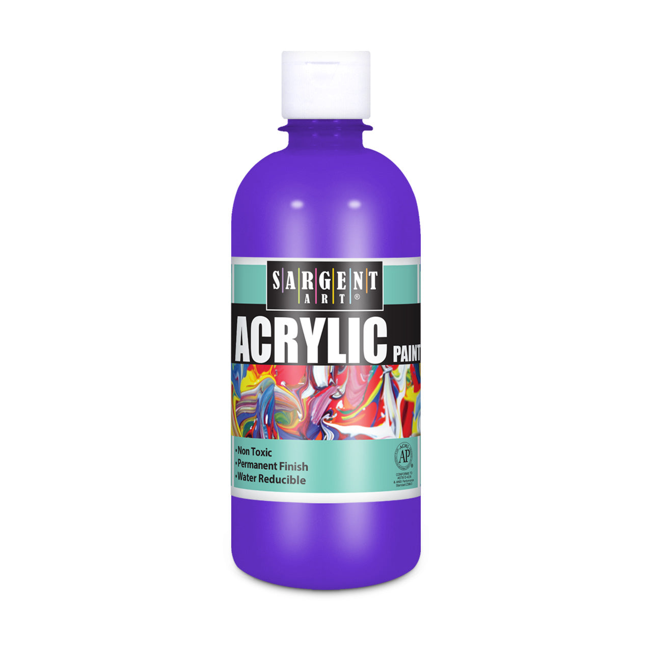 16oz Acrylic Paint Purple