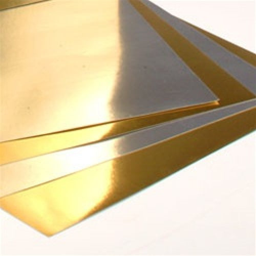 Metallic Foil Board 10 Sheets 8.5" x 11" 5 Ea. Gold and Silver