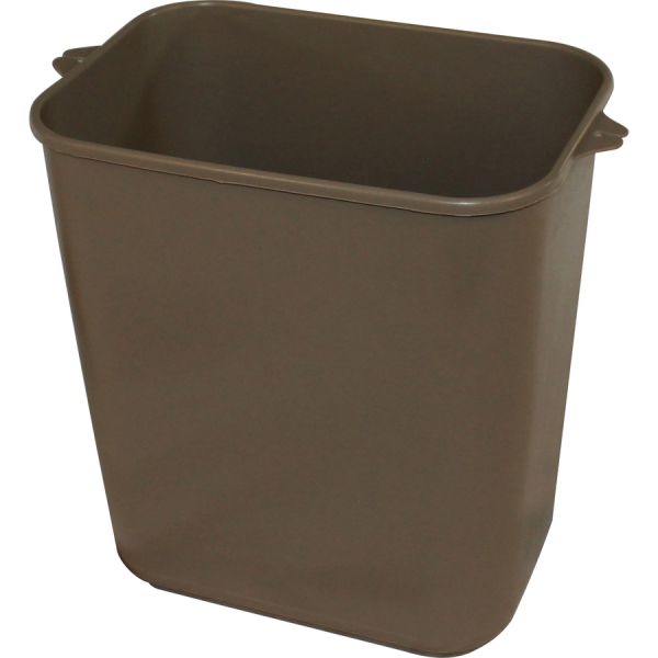 3.5 Gallon Trash Can Black Plastic