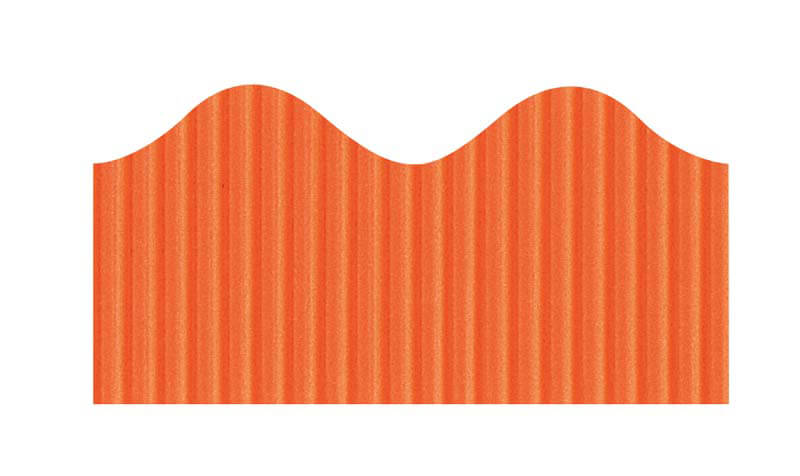 Bordette Scalloped Decorative Border, 2-1/4" x 50' Orange