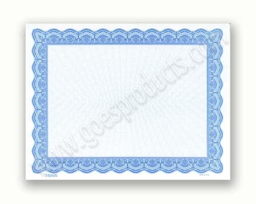 67lb Diploma Paper Blue Each