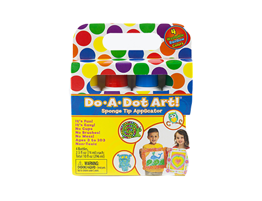 Rainbow 4 Pack Dot Markers