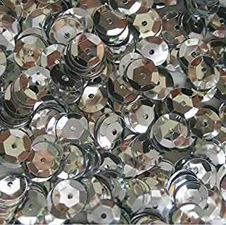 Sequins 8mm 200/Pkg Silver