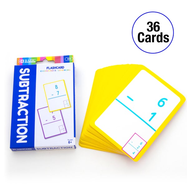 Flash Cards Subtraction (36/Pack)