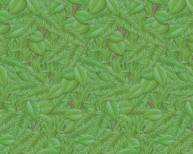 Design Fadeless Paper Roll 48" x 12' Tropical Foliage