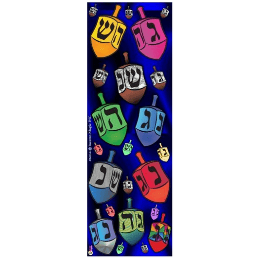 Dreidel Die-cut Stickers 6-Sheet pack