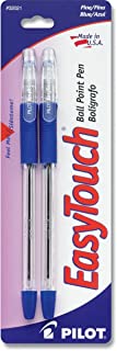 Pilot EasyTouch Ballpoint Stick Pens, Fine Point, Blue 2 Pack