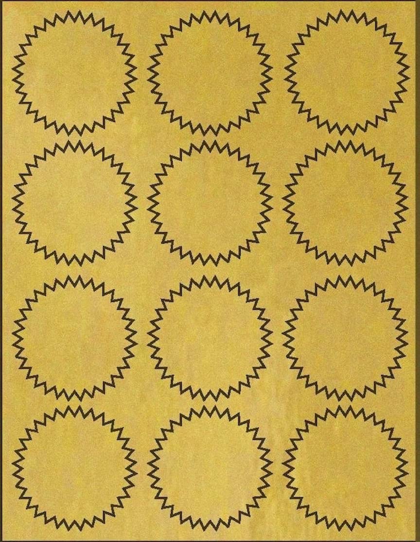 Printable Gold Seals