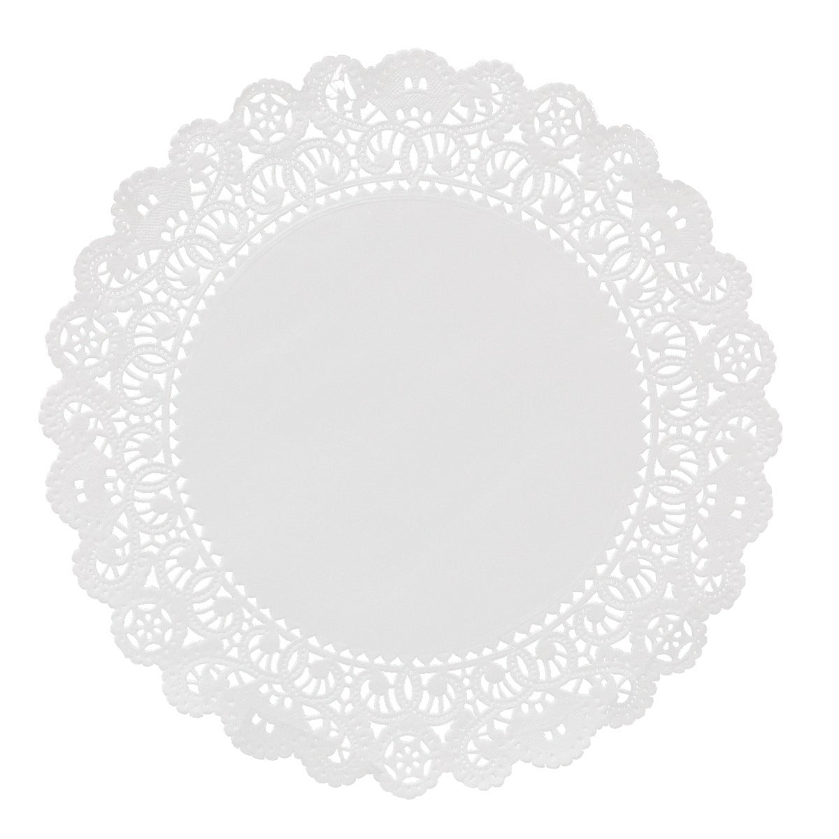 8" Round White Doilies, 100 ct.