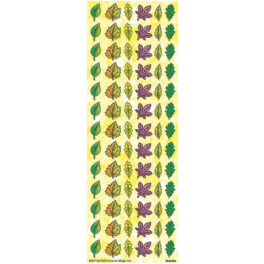 Assorted Leaf Die-cut Stickers (Small) 6-Sheet pack